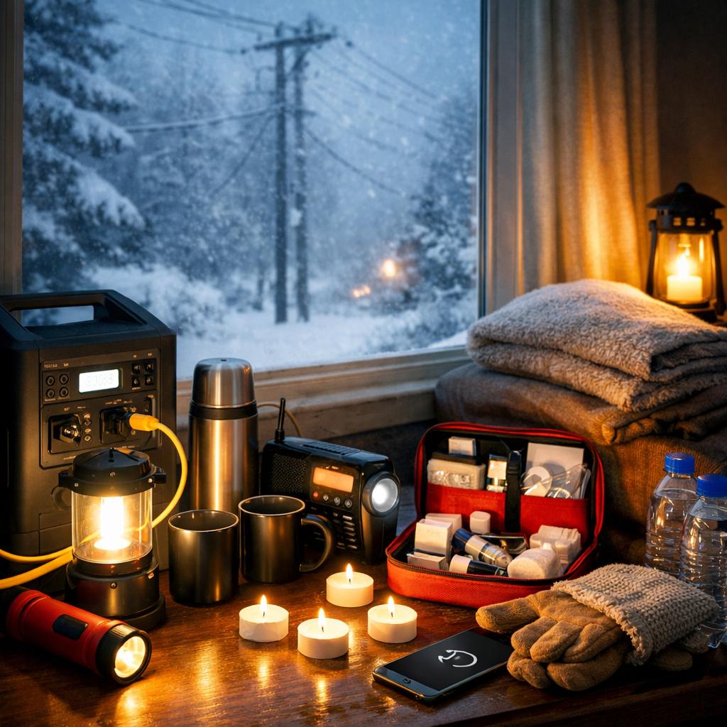 winter power outage safety
