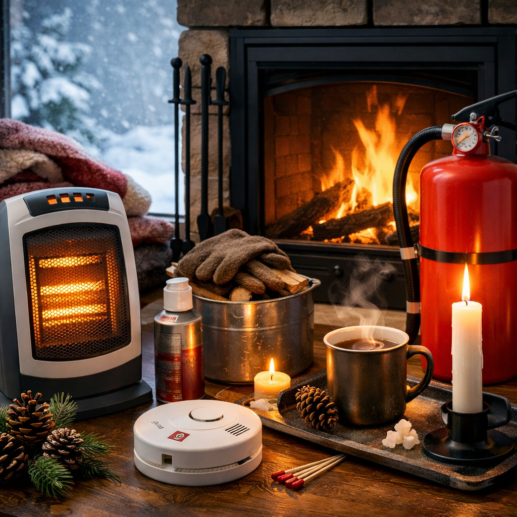 winter fire safety