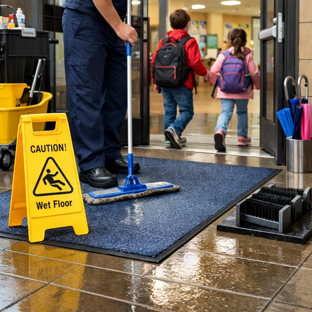 school entrance slip prevention