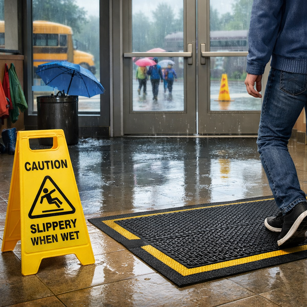 school entrance slip prevention