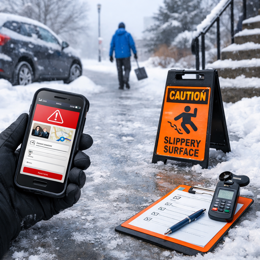 snow and ice hazard reporting