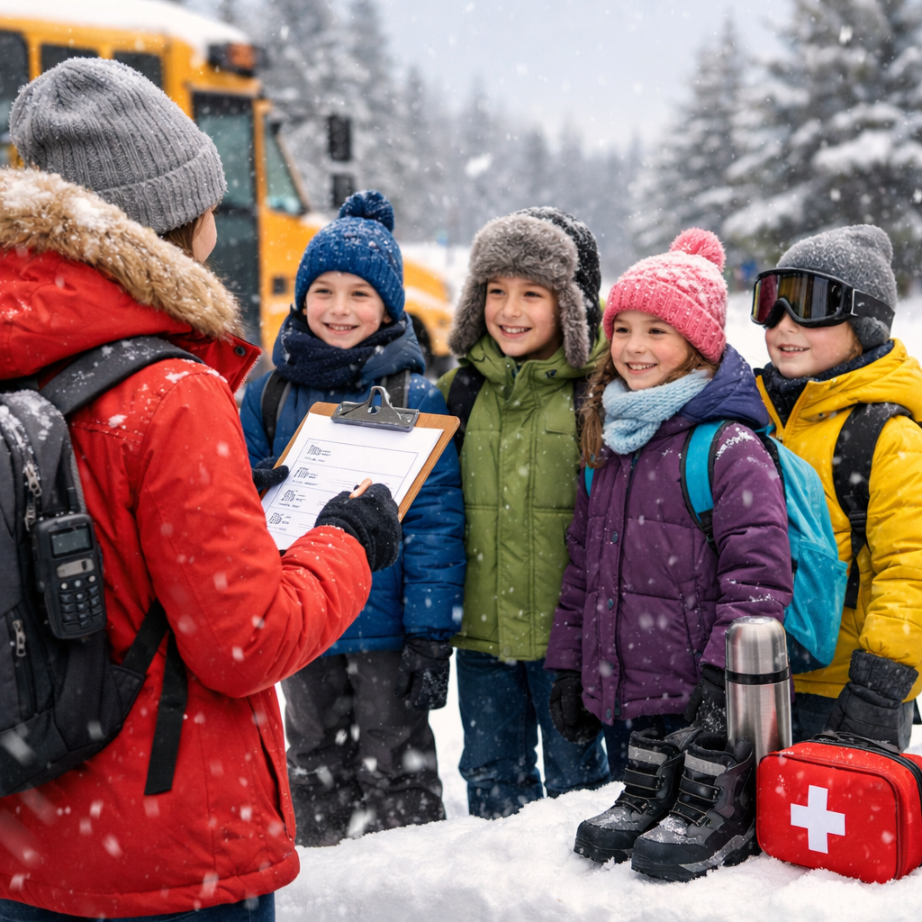 winter field trip safety