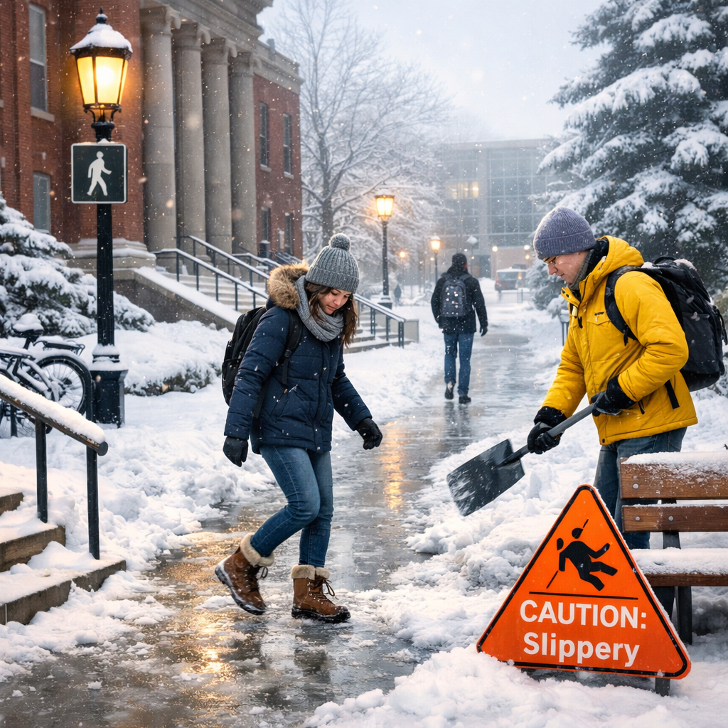 campus winter safety