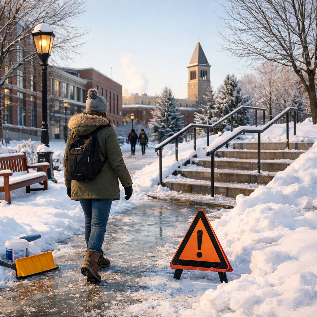 campus winter safety