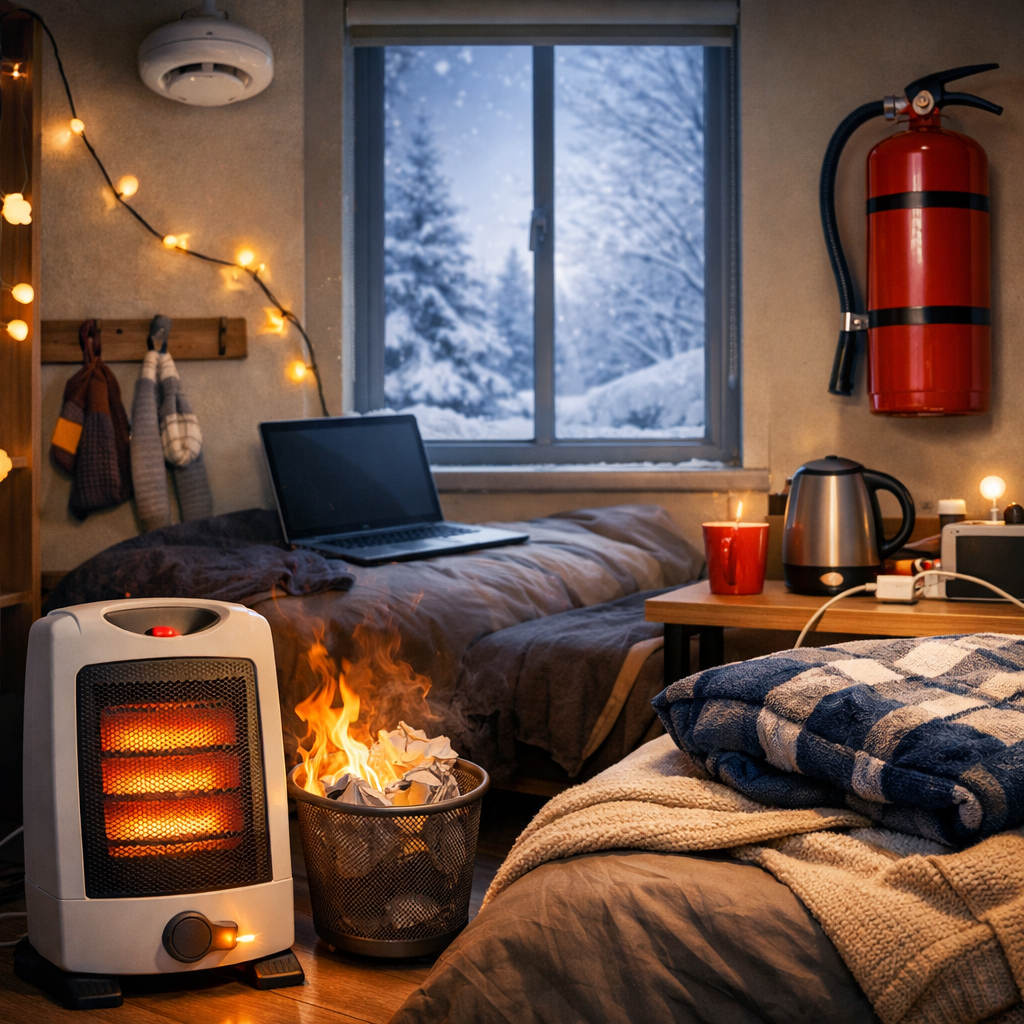 dormitory winter fire safety