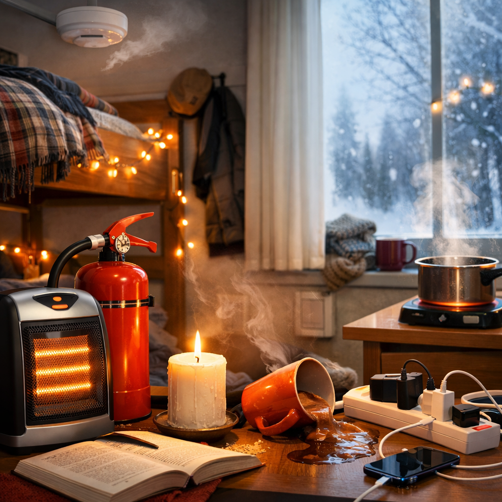 dormitory winter fire safety
