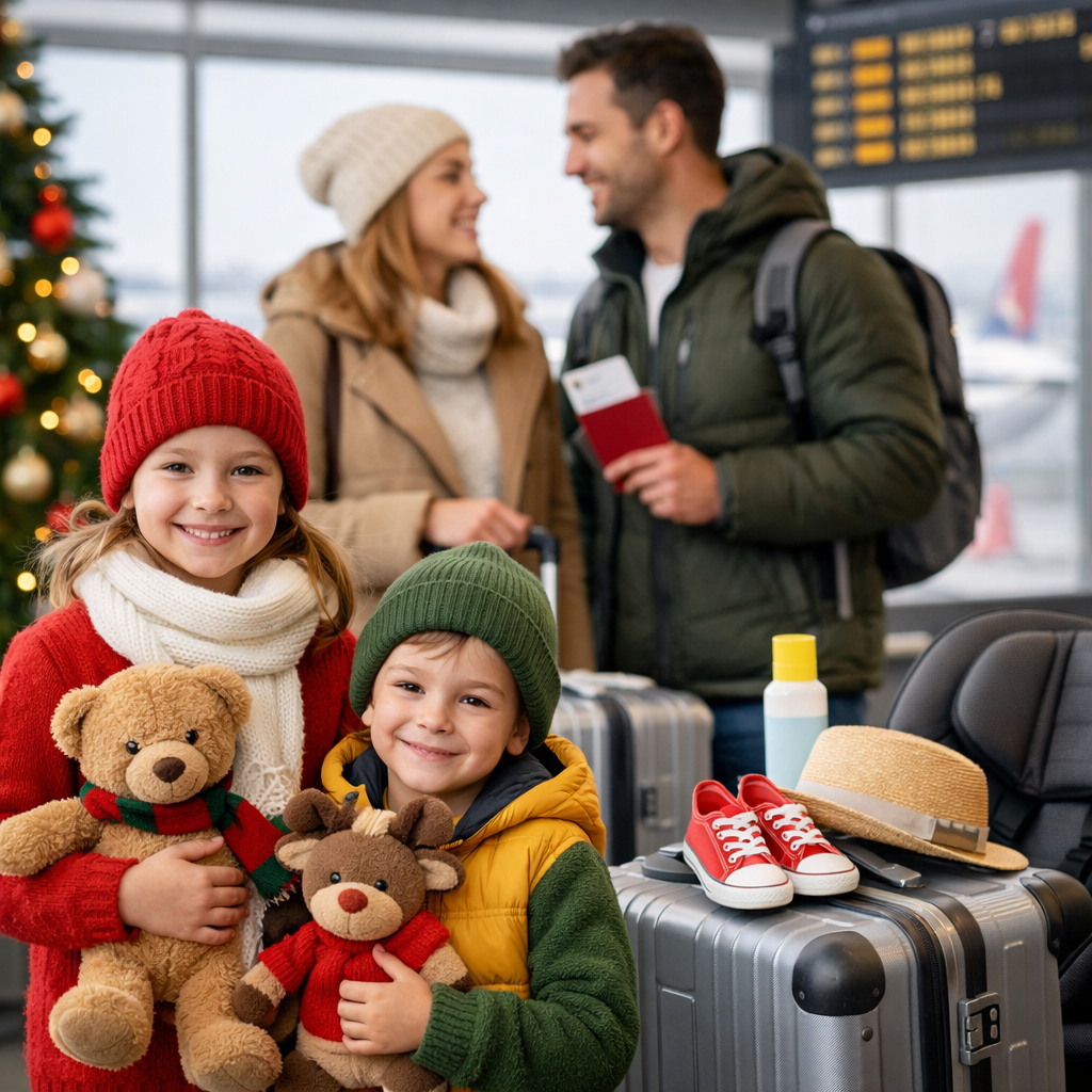 holiday travel safety with kids