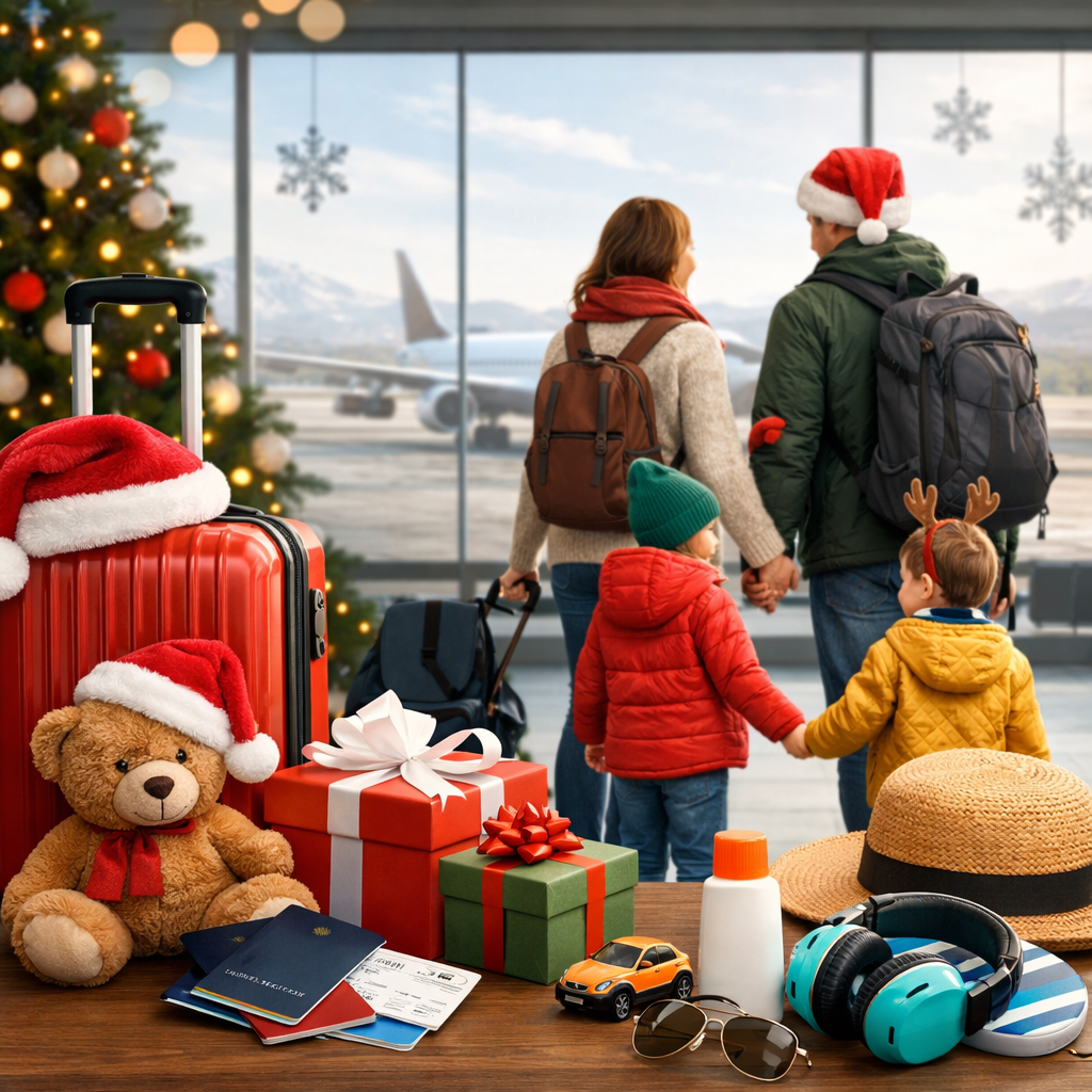 holiday travel safety with kids