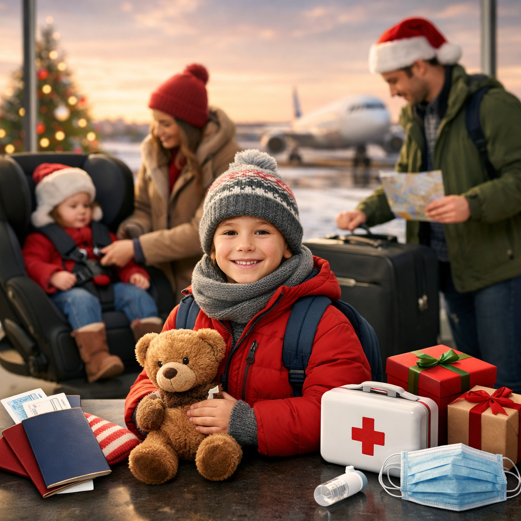 holiday travel safety with kids