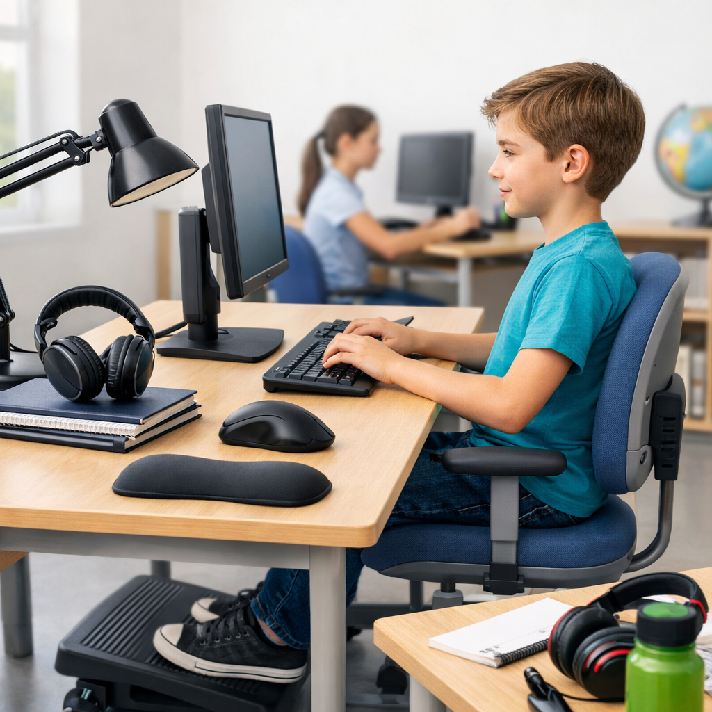 school computer ergonomics